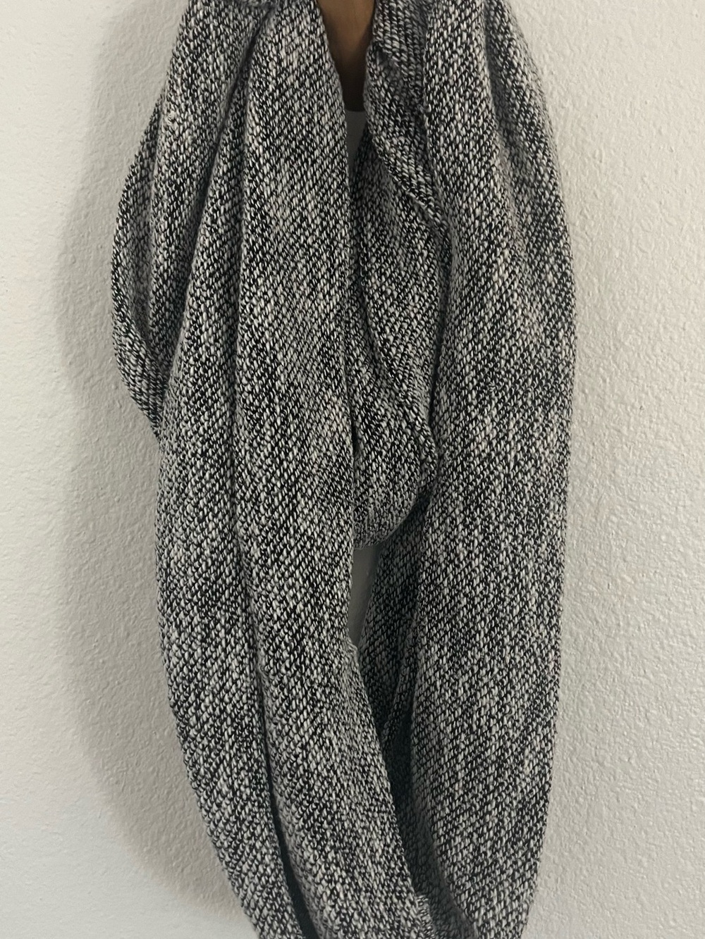 Black & Grey infinity scarf
